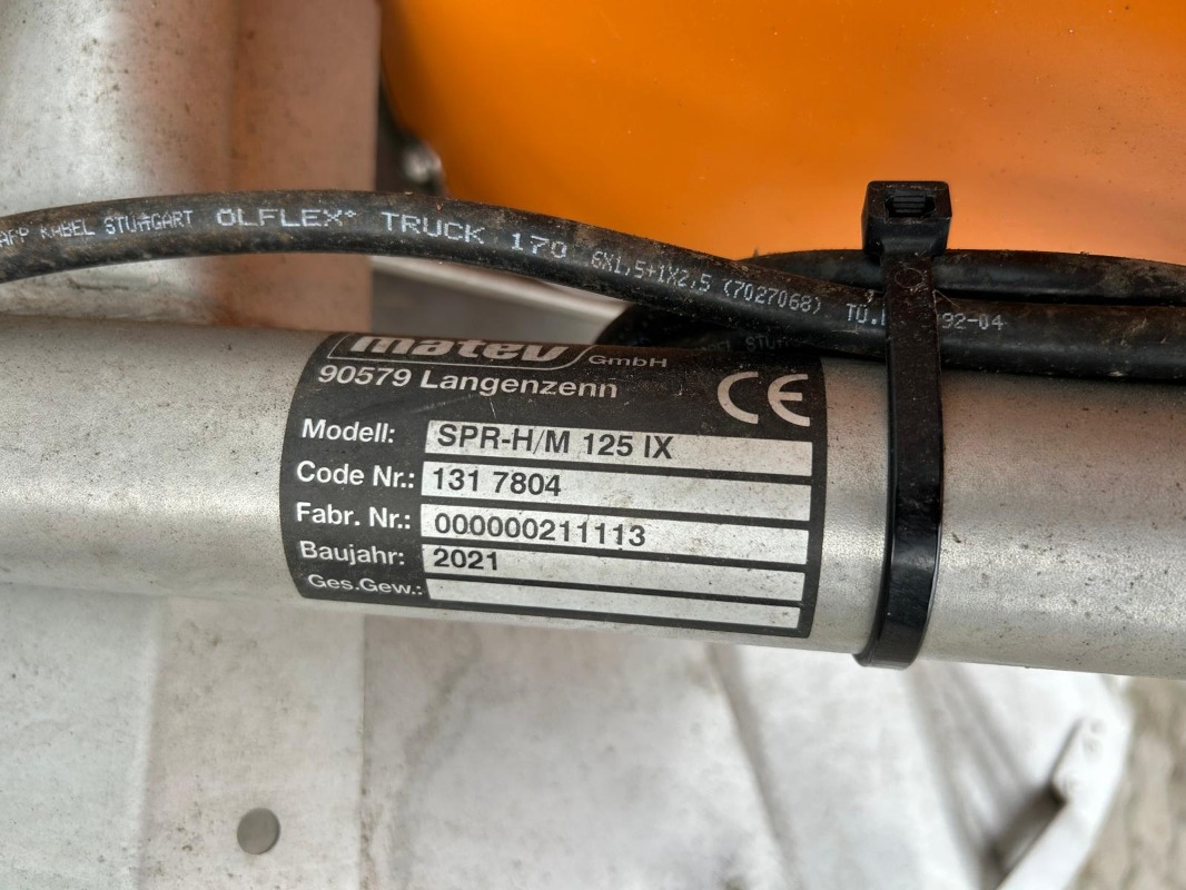 Matev SPR-H/M 125 IX - Zout/ Zandstrooier: afbeelding 2 Matev SPR-H/M 125 IX - Zout/ Zandstrooier: afbeelding 2