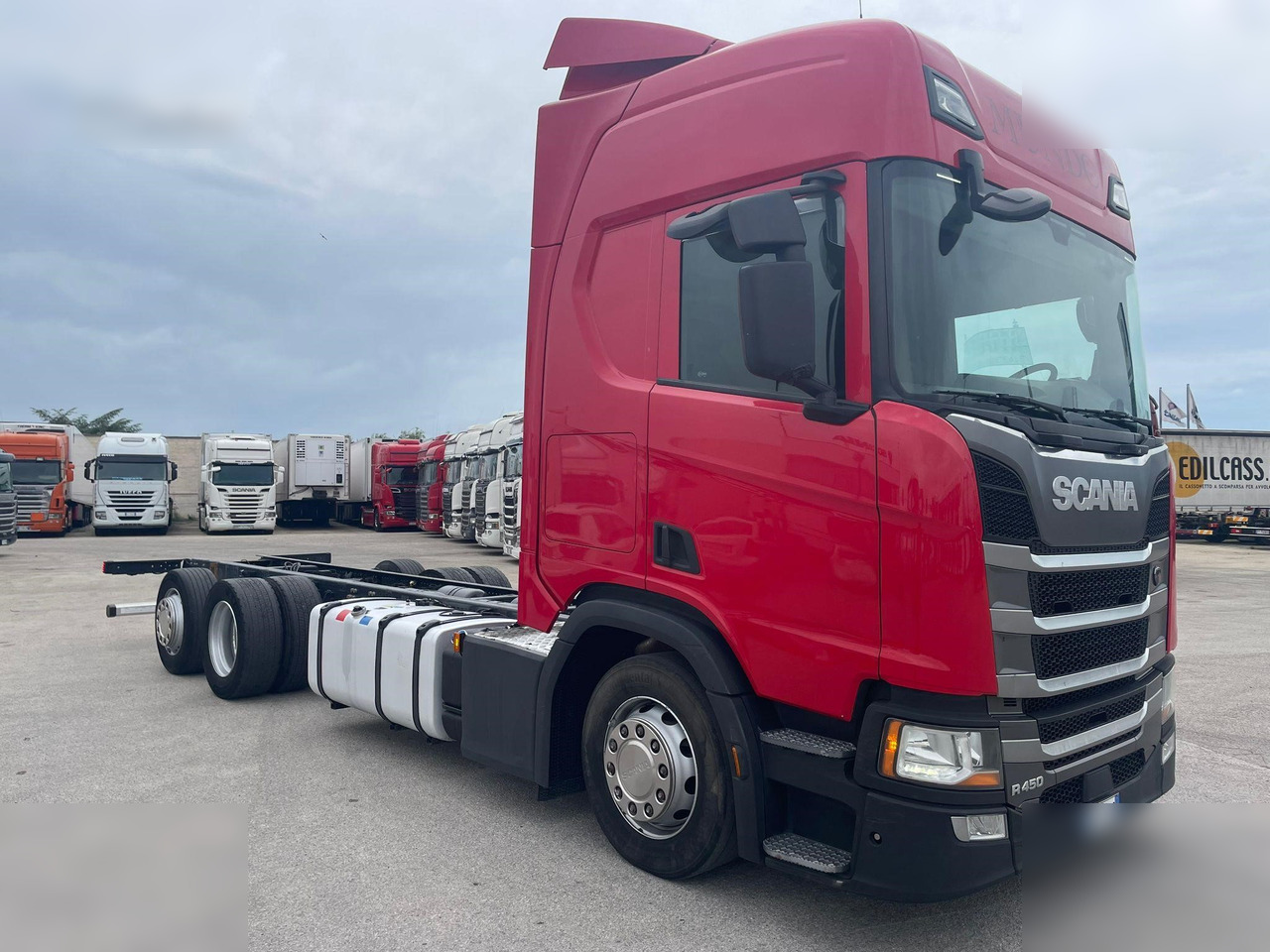 SCANIA R450 - Schuifzeilen vrachtwagen: afbeelding 1 SCANIA R450 - Schuifzeilen vrachtwagen: afbeelding 1