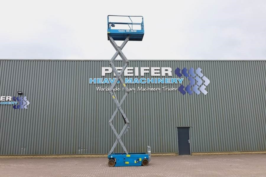 Genie GS2646 Electric, Working Height 9.80m, Capacity 45 - Schaarlift: afbeelding 3 Genie GS2646 Electric, Working Height 9.80m, Capacity 45 - Schaarlift: afbeelding 3