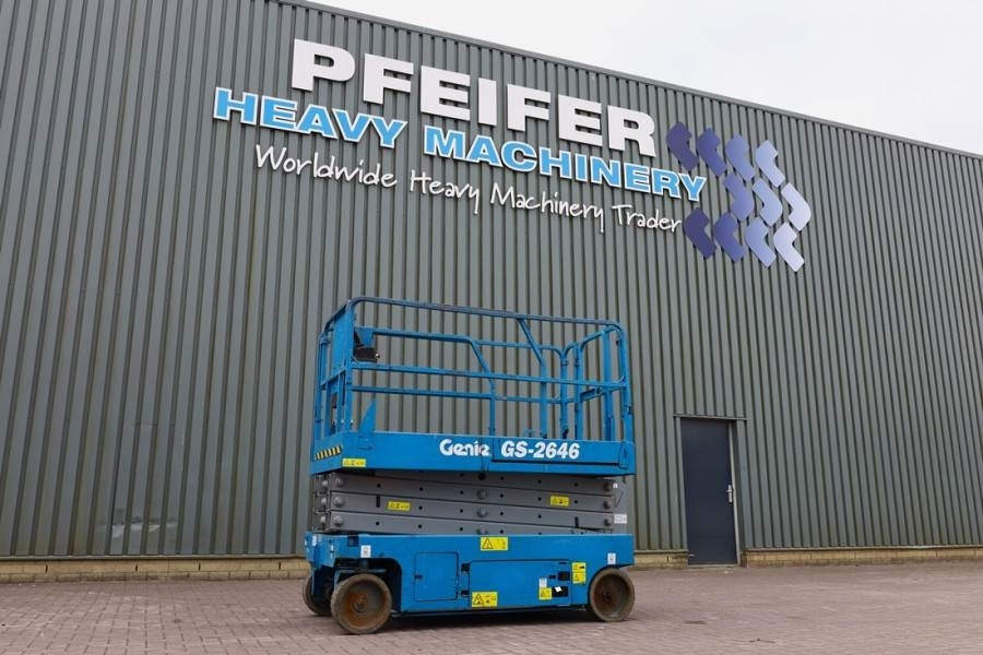 Genie GS2646 Electric, Working Height 9.80m, Capacity 45 - Schaarlift: afbeelding 1 Genie GS2646 Electric, Working Height 9.80m, Capacity 45 - Schaarlift: afbeelding 1