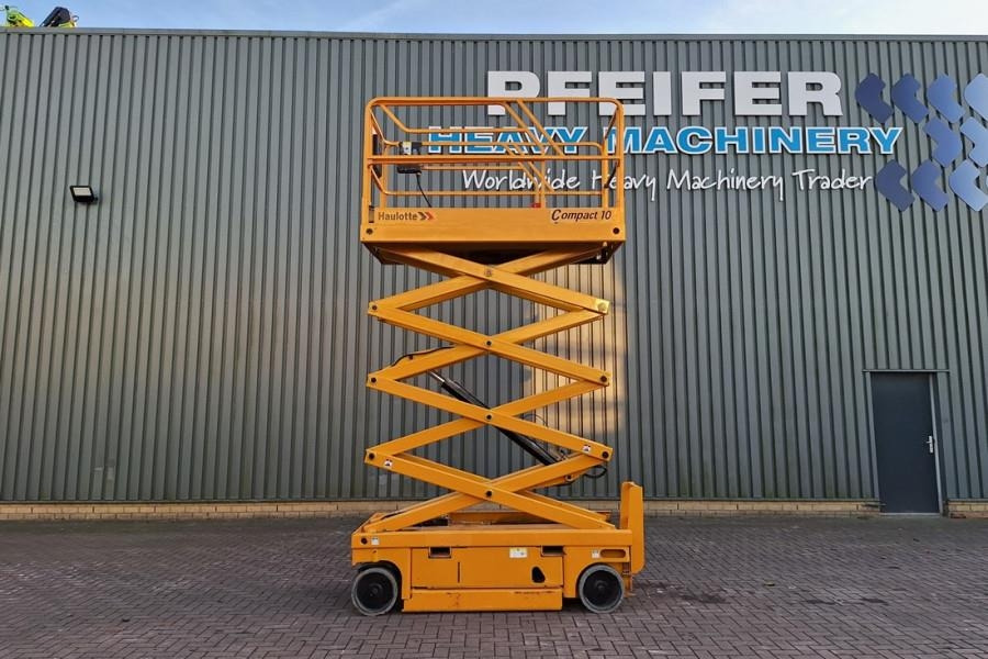 Haulotte Compact 10 Electric, 10m Working Height, 450kg Cap - Schaarlift: afbeelding 2 Haulotte Compact 10 Electric, 10m Working Height, 450kg Cap - Schaarlift: afbeelding 2