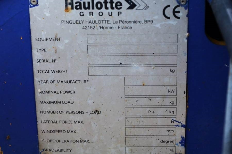 Schaarlift Haulotte H15SX Diesel, 4x4 Drive 15 Working Height, 500kg C: afbeelding 6