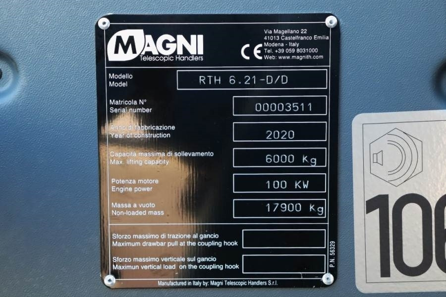 Verreiker Magni RTH 6.21-D/D 6000kg Capacity, 21m Lifting Height,: afbeelding 6
