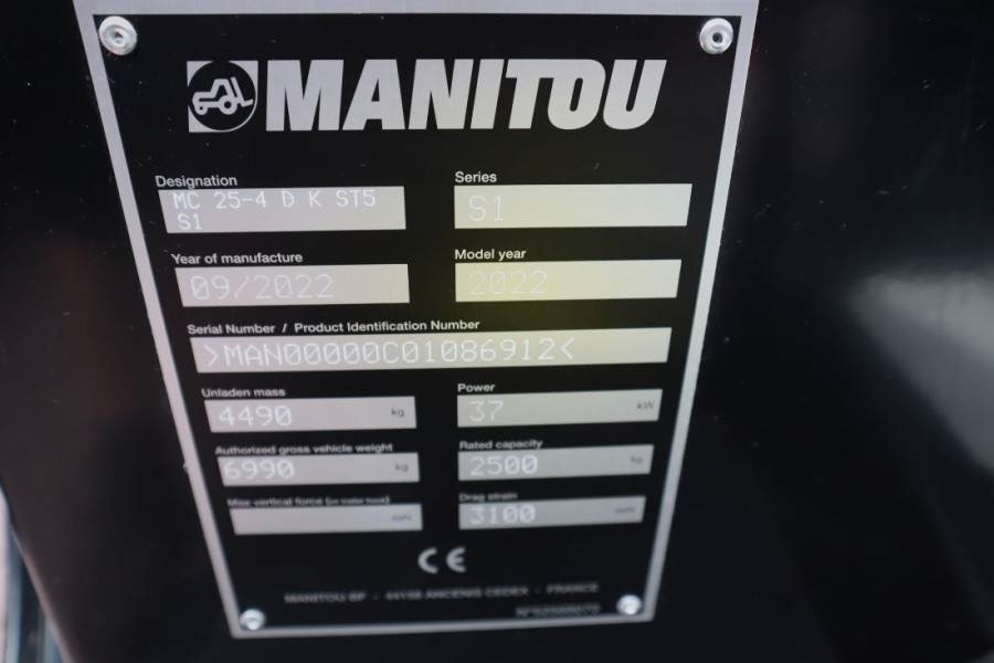 Manitou MC25-4 Valid Inspection, *Guarantee, Diesel, 4x4 D - Ruw terrein heftruck: afbeelding 5 Manitou MC25-4 Valid Inspection, *Guarantee, Diesel, 4x4 D - Ruw terrein heftruck: afbeelding 5
