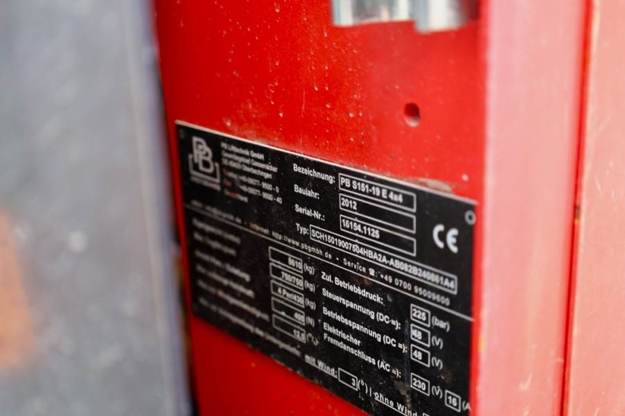 PB LIFT S151-19E 4x4 Electric, 4x4 Drive, 15m Working - Schaarlift: afbeelding 5 PB LIFT S151-19E 4x4 Electric, 4x4 Drive, 15m Working - Schaarlift: afbeelding 5