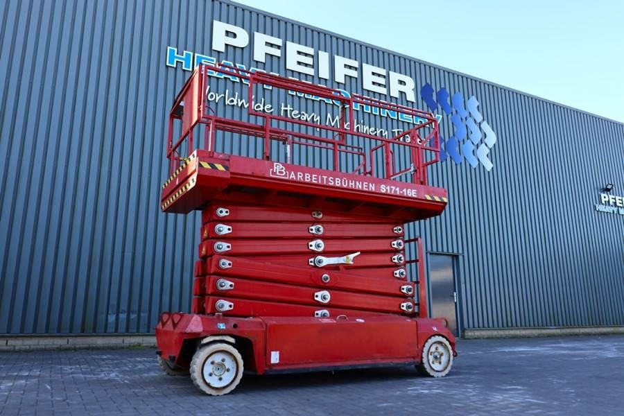 PB LIFT S171-16E Electric, 17.3m Working Height, 400k - Schaarlift: afbeelding 1 PB LIFT S171-16E Electric, 17.3m Working Height, 400k - Schaarlift: afbeelding 1
