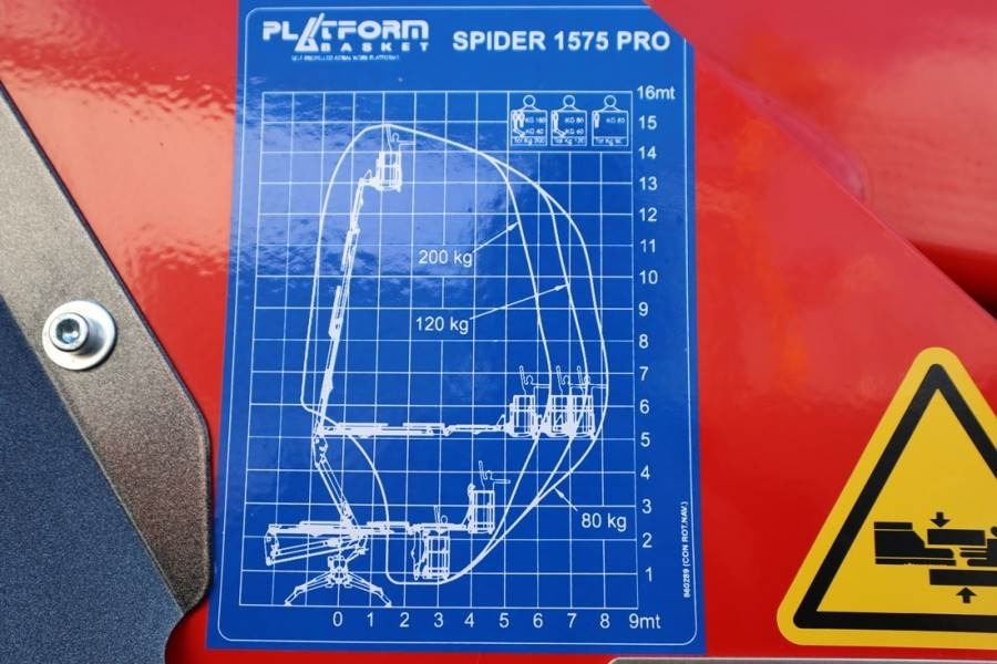 PLATFORM BAS Spider 15.75 PRO CE Declaration, Vali - Knikarmhoogwerker, Spinhoogwerker: afbeelding 3 PLATFORM BAS Spider 15.75 PRO CE Declaration, Vali - Knikarmhoogwerker, Spinhoogwerker: afbeelding 3