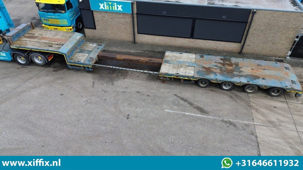 ES-GE 4-ass. Uitschuifbare semi dieplader / 78 cm. Hoog / 2x naloop gestuurd - Dieplader oplegger: afbeelding 2 ES-GE 4-ass. Uitschuifbare semi dieplader / 78 cm. Hoog / 2x naloop gestuurd - Dieplader oplegger: afbeelding 2