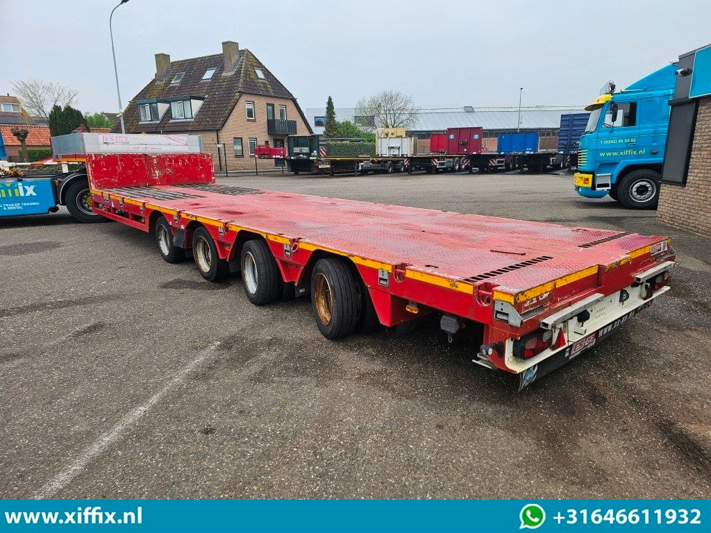 ES-GE 4-ass. Uitschuifbare semi dieplader / 80 cm. Hoog / 2x naloop gestuurd - Dieplader oplegger: afbeelding 4 ES-GE 4-ass. Uitschuifbare semi dieplader / 80 cm. Hoog / 2x naloop gestuurd - Dieplader oplegger: afbeelding 4