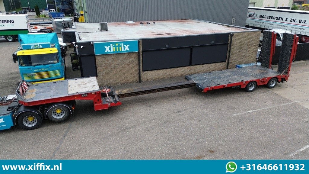 Faymonville 2-ass. Uitschuifbare semi dieplader met dubbele hydr. Kleppen / 2x gestuurd - Dieplader oplegger: afbeelding 1 Faymonville 2-ass. Uitschuifbare semi dieplader met dubbele hydr. Kleppen / 2x gestuurd - Dieplader oplegger: afbeelding 1