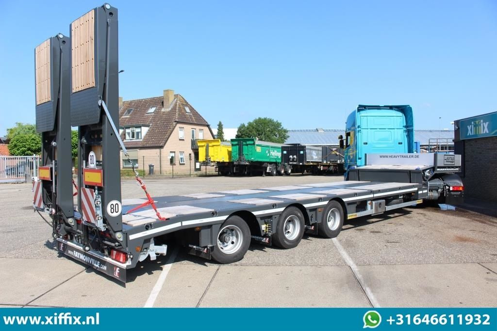 Faymonville TE Huur 3-ass. Semi dieplader met dubbele hydr. Kleppen en hefbed / - Dieplader oplegger: afbeelding 4 Faymonville TE Huur 3-ass. Semi dieplader met dubbele hydr. Kleppen en hefbed / - Dieplader oplegger: afbeelding 4