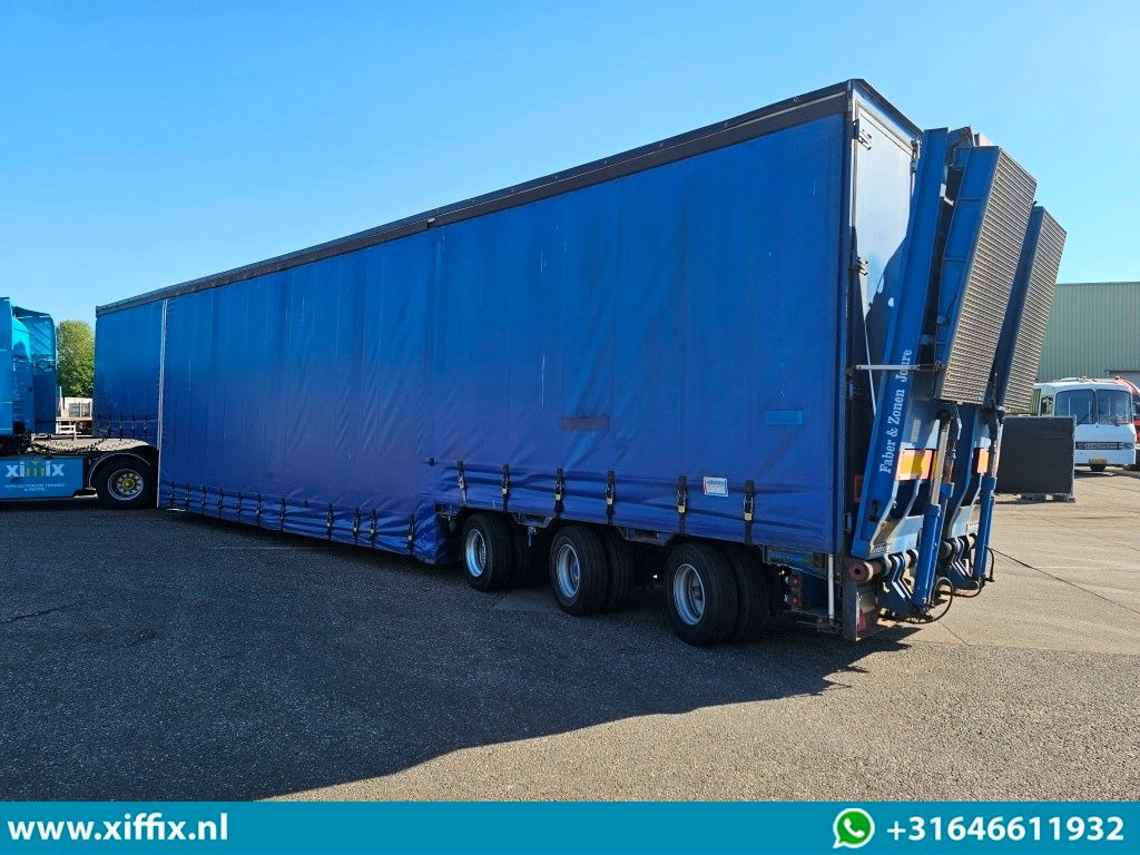 Goldhofer 3-ass. Dieplader met huifopbouw / Hydr. Hefbed en kleppen / 3x gestuur - Dieplader oplegger: afbeelding 5 Goldhofer 3-ass. Dieplader met huifopbouw / Hydr. Hefbed en kleppen / 3x gestuur - Dieplader oplegger: afbeelding 5