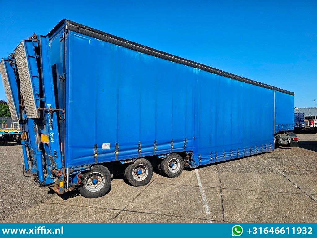 Goldhofer 3-ass. Dieplader met huifopbouw / Hydr. Hefbed en kleppen / 3x gestuur - Dieplader oplegger: afbeelding 4 Goldhofer 3-ass. Dieplader met huifopbouw / Hydr. Hefbed en kleppen / 3x gestuur - Dieplader oplegger: afbeelding 4