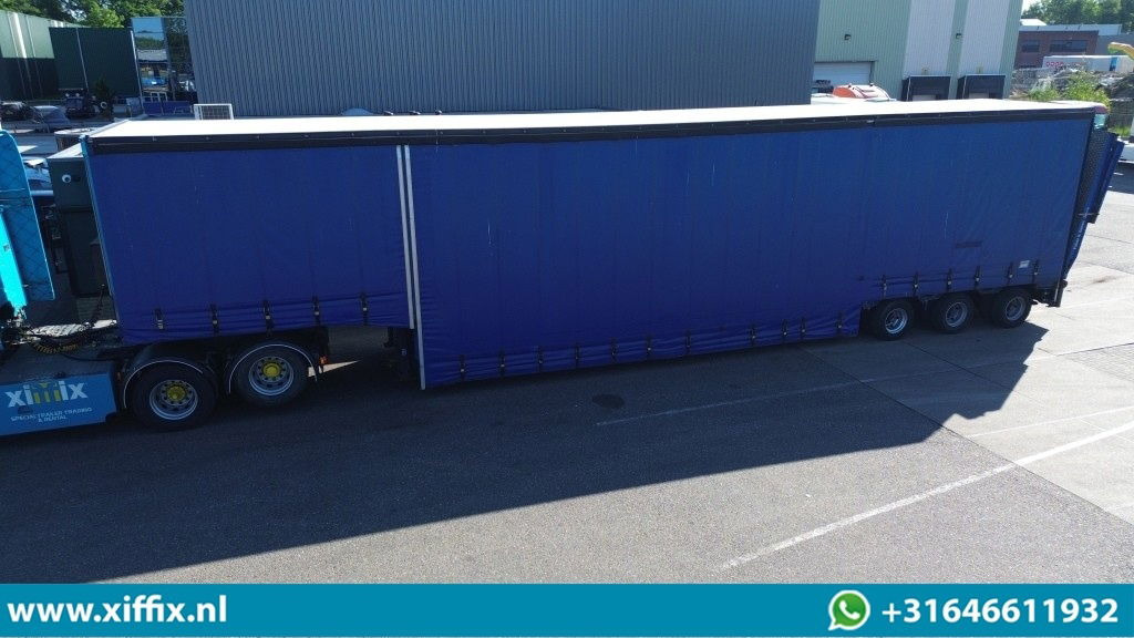 Goldhofer 3-ass. Dieplader met huifopbouw / Hydr. Hefbed en kleppen / 3x gestuur - Dieplader oplegger: afbeelding 1 Goldhofer 3-ass. Dieplader met huifopbouw / Hydr. Hefbed en kleppen / 3x gestuur - Dieplader oplegger: afbeelding 1