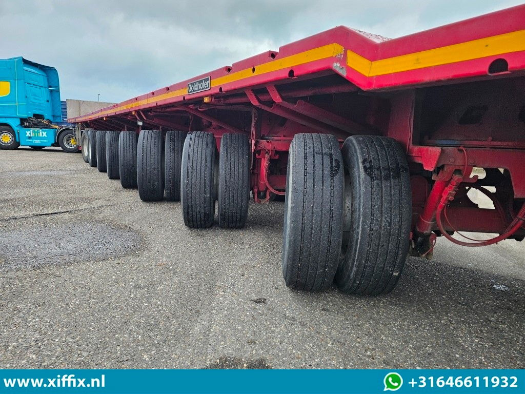Goldhofer 8-ass. Vlakke oplegger / 7x gestuurd - Vlakke/ Open oplegger: afbeelding 5 Goldhofer 8-ass. Vlakke oplegger / 7x gestuurd - Vlakke/ Open oplegger: afbeelding 5