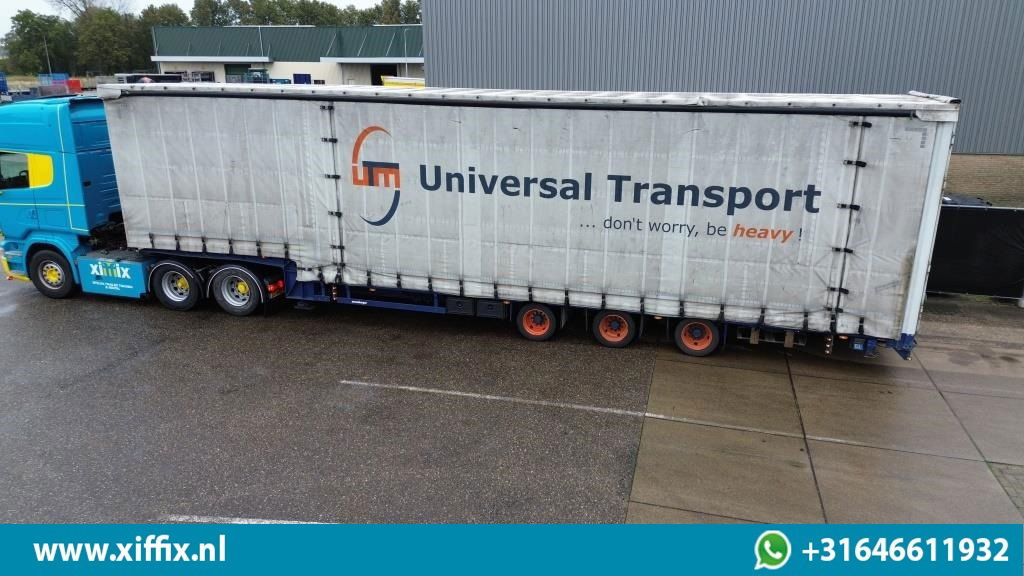 Meusburger 3-ass. Mega Semi dieplader met huifopbouw - Dieplader oplegger: afbeelding 2 Meusburger 3-ass. Mega Semi dieplader met huifopbouw - Dieplader oplegger: afbeelding 2