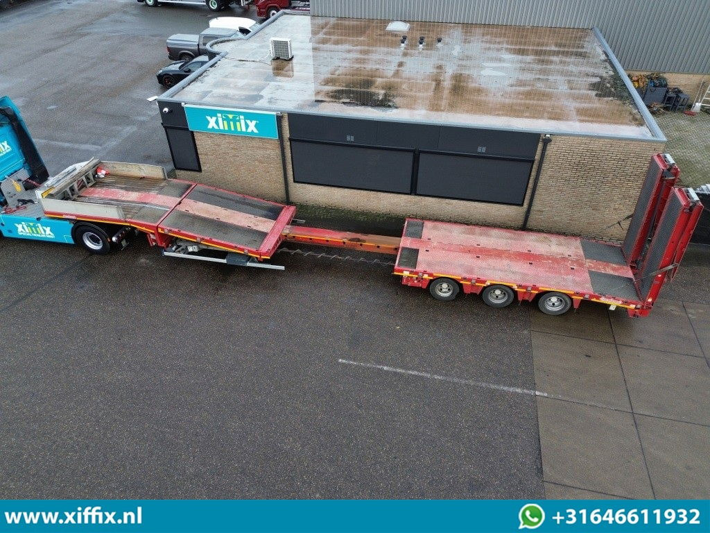 Nooteboom 3-ass. Uitschuifbare semi dieplader met dubbele hydr. Kleppen en Hefbed / Naloop gestuurd - Dieplader oplegger: afbeelding 2 Nooteboom 3-ass. Uitschuifbare semi dieplader met dubbele hydr. Kleppen en Hefbed / Naloop gestuurd - Dieplader oplegger: afbeelding 2