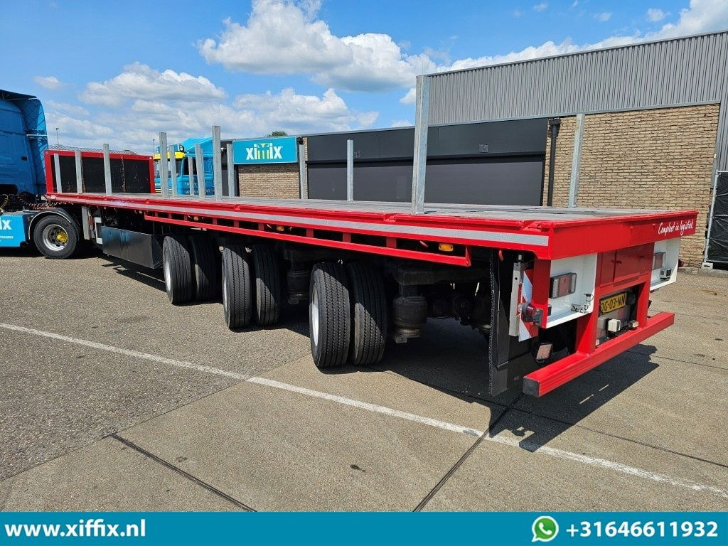 Nooteboom 3-ass. Vlakke dubbel 2x uitschuifbare oplegger / 3x gestuurd - Vlakke/ Open oplegger: afbeelding 4 Nooteboom 3-ass. Vlakke dubbel 2x uitschuifbare oplegger / 3x gestuurd - Vlakke/ Open oplegger: afbeelding 4