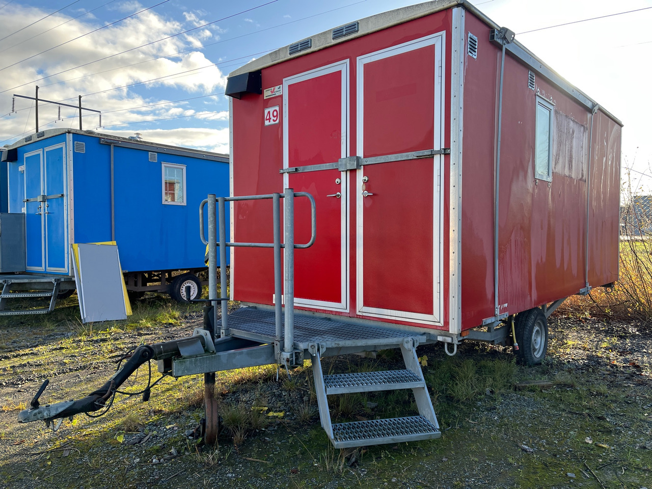 Arbetsvagnar PVTD-4 EL - Wooncontainer, Aanhanger: afbeelding 1 Arbetsvagnar PVTD-4 EL - Wooncontainer, Aanhanger: afbeelding 1