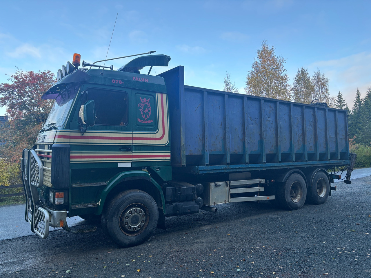 Scania R143 6X2 450 - Kipper vrachtwagen, Kraanwagen: afbeelding 1 Scania R143 6X2 450 - Kipper vrachtwagen, Kraanwagen: afbeelding 1