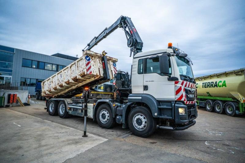 MAN TGS 32.420 BL + HIAB X-HIDUO 188/3x - Haakarmsysteem vrachtwagen, Kraanwagen: afbeelding 2 MAN TGS 32.420 BL + HIAB X-HIDUO 188/3x - Haakarmsysteem vrachtwagen, Kraanwagen: afbeelding 2