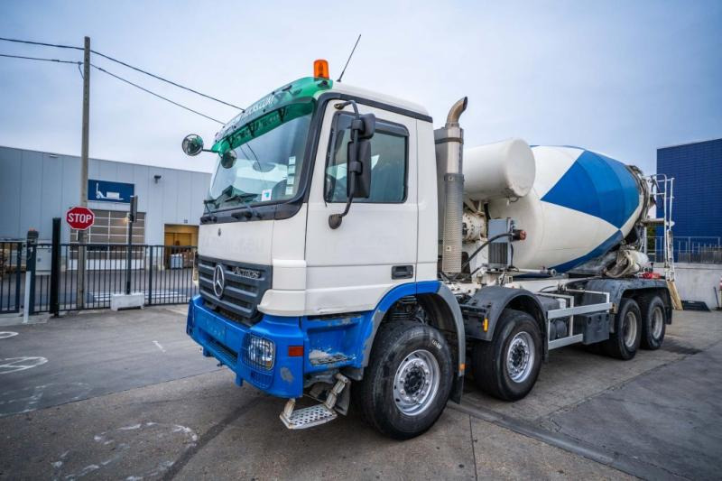 Mercedes ACTROS 4141 BB-MP2 + MIXER 9M3 - Betonmixer: afbeelding 1 Mercedes ACTROS 4141 BB-MP2 + MIXER 9M3 - Betonmixer: afbeelding 1