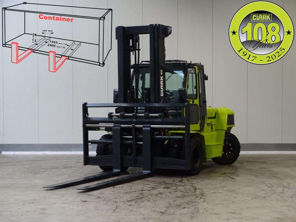 Clark C80D900 - TRIPLEX - NEU - Diesel heftruck: afbeelding 1 Clark C80D900 - TRIPLEX - NEU - Diesel heftruck: afbeelding 1
