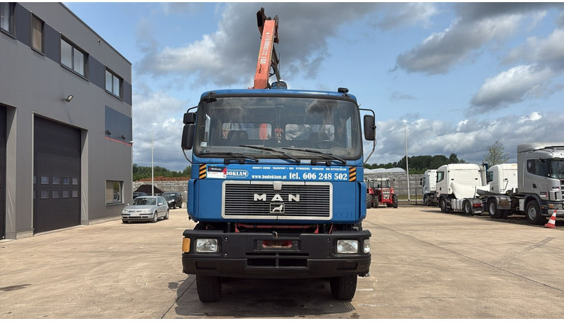 MAN 35.362 (6 CYLINDER / MANUAL PUMP / 8X4 / FALFINGER CRANE PK80 / STEEL SUSP.) - Kipper vrachtwagen, Kraanwagen: afbeelding 2 MAN 35.362 (6 CYLINDER / MANUAL PUMP / 8X4 / FALFINGER CRANE PK80 / STEEL SUSP.) - Kipper vrachtwagen, Kraanwagen: afbeelding 2