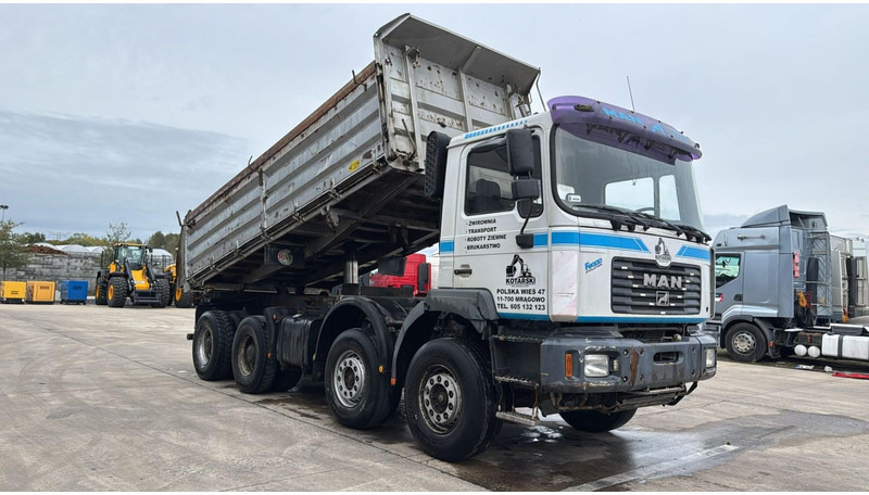 MAN 41.414 (6 CYLINDER / STEEL SUSP. / LAMES / BIG AXLE / GRAND PONT) - Kipper vrachtwagen: afbeelding 3 MAN 41.414 (6 CYLINDER / STEEL SUSP. / LAMES / BIG AXLE / GRAND PONT) - Kipper vrachtwagen: afbeelding 3