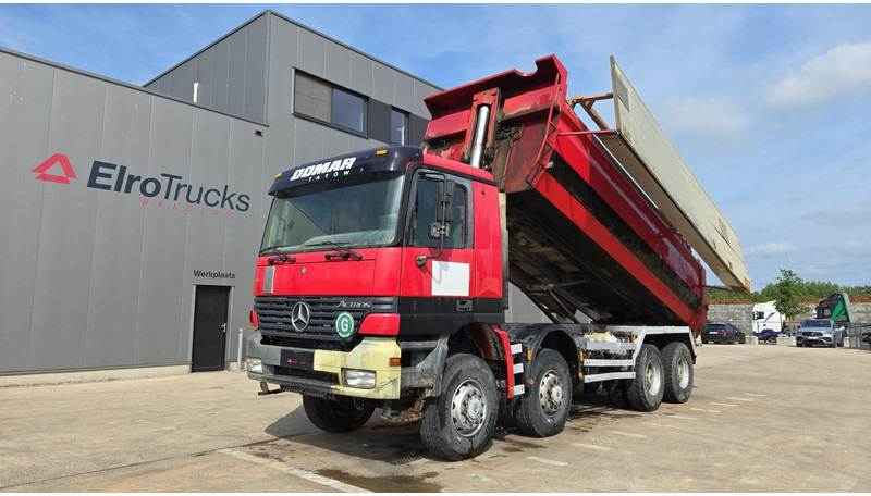 Mercedes-Benz Actros 4148 (8X8 / EPS / LAMES / GRAND PONT / V8 / COUVERTURE BENNE / GRAND BENNE !!!) - Kipper vrachtwagen: afbeelding 4 Mercedes-Benz Actros 4148 (8X8 / EPS / LAMES / GRAND PONT / V8 / COUVERTURE BENNE / GRAND BENNE !!!) - Kipper vrachtwagen: afbeelding 4
