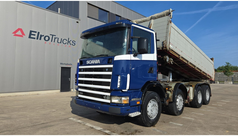 Scania 124-420 (BIG AXLE / GRAND PONT / LAMES / STEEL SUSP. / MANUAL GEARBOX / BOITE MANUELLE) - Kipper vrachtwagen: afbeelding 1 Scania 124-420 (BIG AXLE / GRAND PONT / LAMES / STEEL SUSP. / MANUAL GEARBOX / BOITE MANUELLE) - Kipper vrachtwagen: afbeelding 1