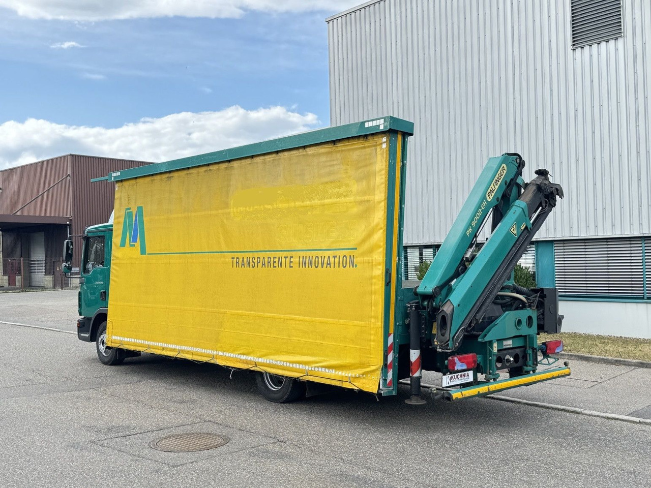 MAN TGL 12.250 Glastransport Kran PK9002 Funk Klima - Kraanwagen: afbeelding 5 MAN TGL 12.250 Glastransport Kran PK9002 Funk Klima - Kraanwagen: afbeelding 5