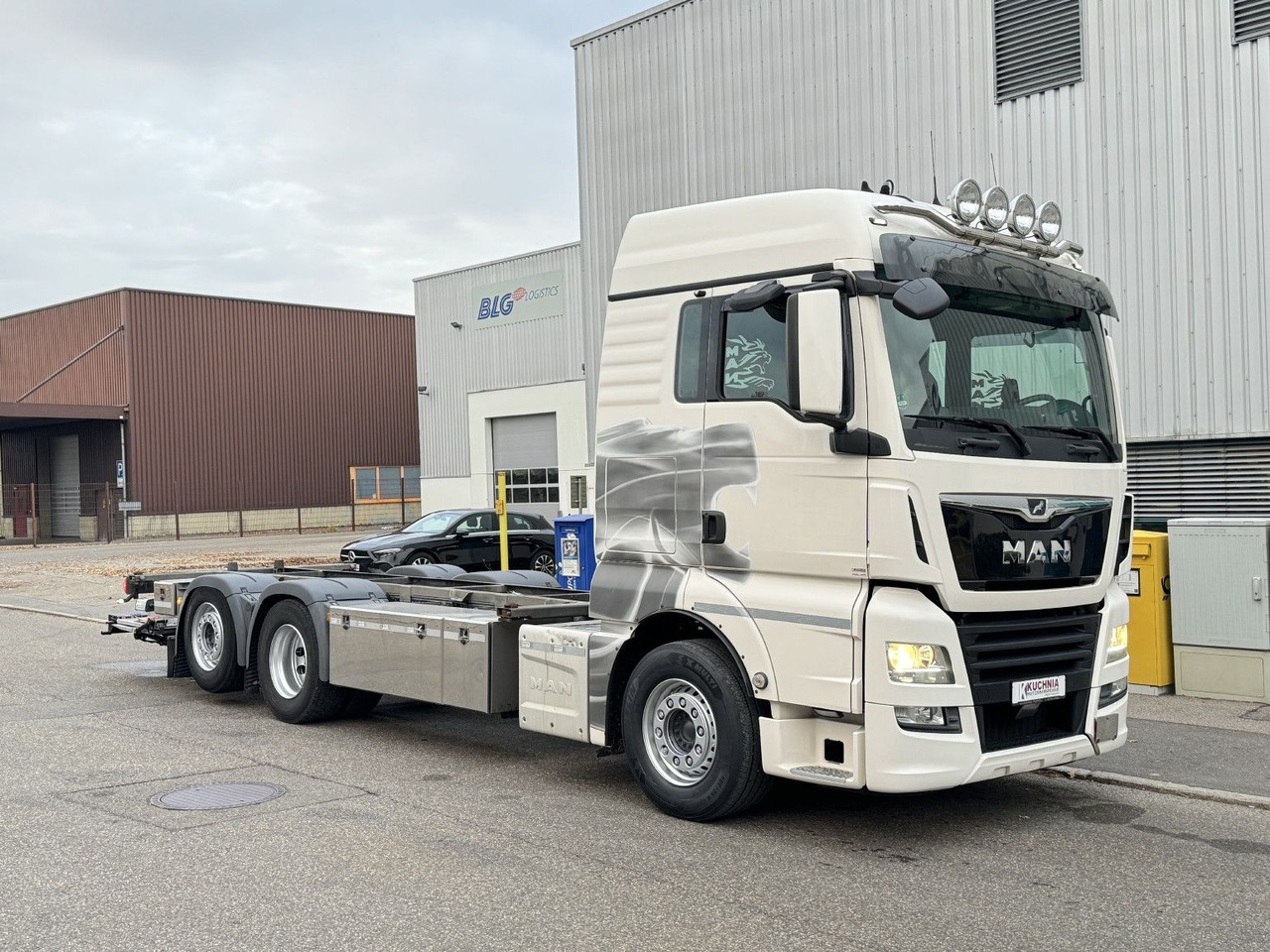 MAN TGX 26.500 XLX Lenkachse BDF 7,15-7,45 u-LBW 2t - Containertransporter/ Wissellaadbak vrachtwagen: afbeelding 5 MAN TGX 26.500 XLX Lenkachse BDF 7,15-7,45 u-LBW 2t - Containertransporter/ Wissellaadbak vrachtwagen: afbeelding 5