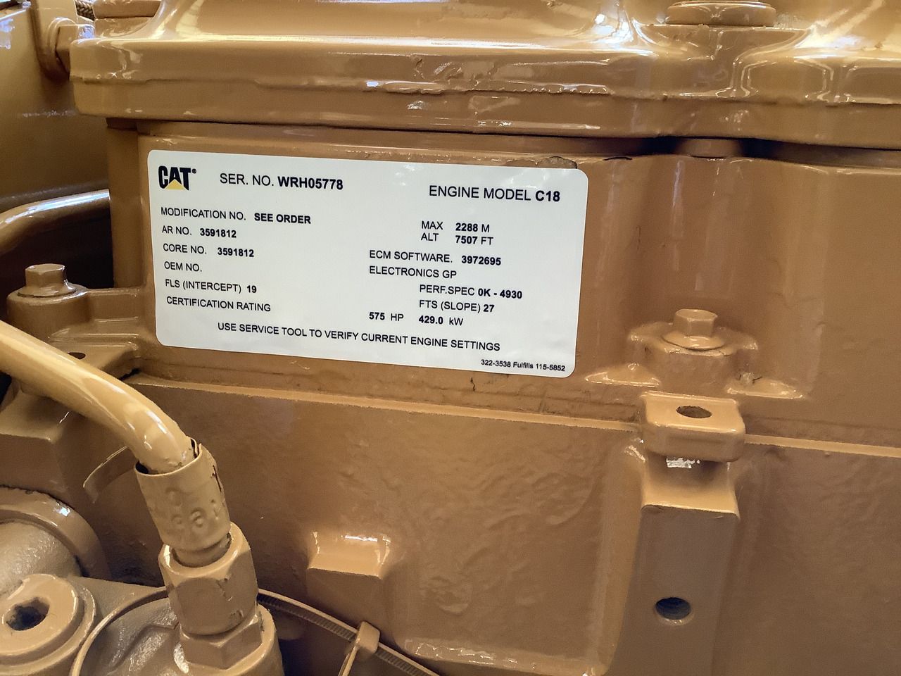 Caterpillar C18 Acert. - Motor: afbeelding 3 Caterpillar C18 Acert. - Motor: afbeelding 3