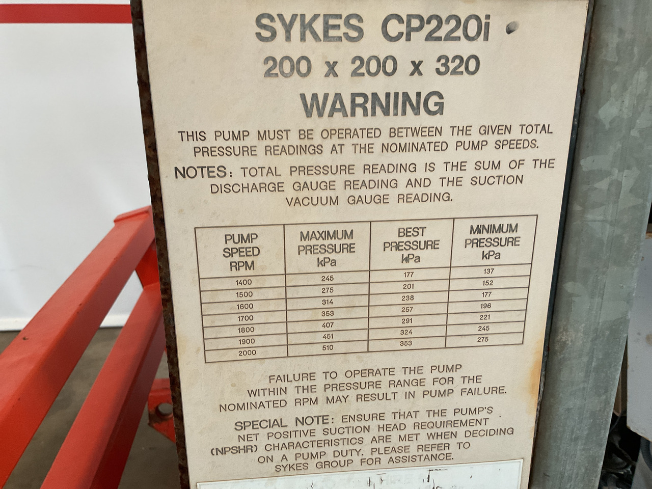 Sykes CP220i water pump, very complete. Perkins powered water pump. - Water pomp: afbeelding 5 Sykes CP220i water pump, very complete. Perkins powered water pump. - Water pomp: afbeelding 5