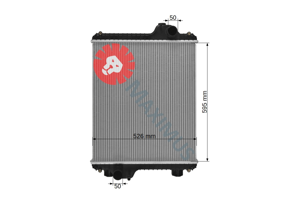 CASE NEW HOLLAND MXM140 , MXM155 , TM140 , TM155 - Radiateur voor Tractor: afbeelding 2 CASE NEW HOLLAND MXM140 , MXM155 , TM140 , TM155 - Radiateur voor Tractor: afbeelding 2