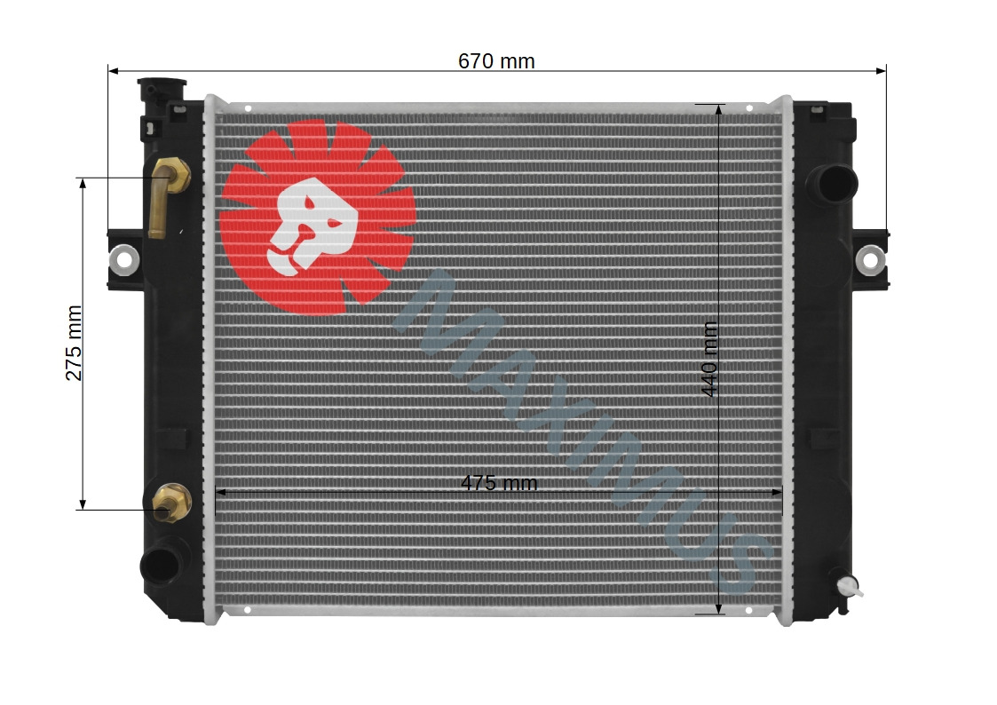 HYSTER WÓZEK WIDŁOWY - Radiateur voor Heftruck: afbeelding 2 HYSTER WÓZEK WIDŁOWY - Radiateur voor Heftruck: afbeelding 2