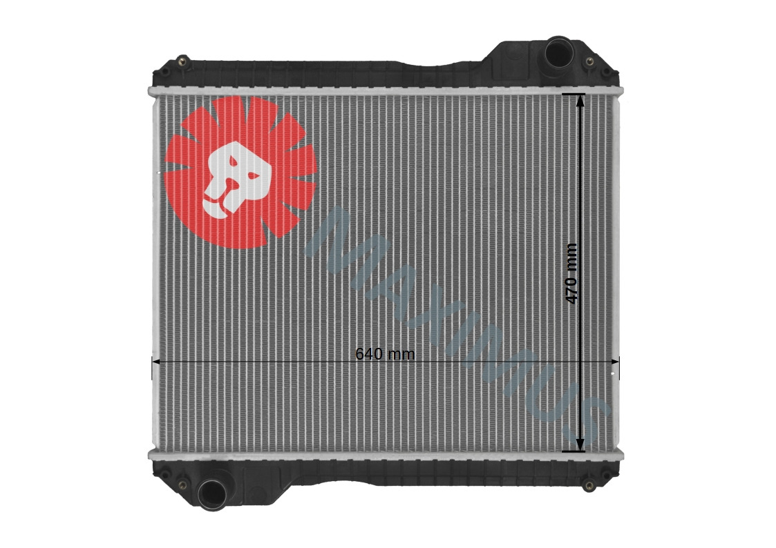 JCB 3CX , 3CXS , 4C , 4C444 , 4CN , 4CX - Radiateur voor Graaflaadmachine: afbeelding 2 JCB 3CX , 3CXS , 4C , 4C444 , 4CN , 4CX - Radiateur voor Graaflaadmachine: afbeelding 2