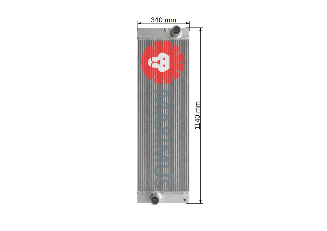 JCB 426 , 414S , 436 , 416S , 414 - Radiateur voor Wiellader: afbeelding 2 JCB 426 , 414S , 436 , 416S , 414 - Radiateur voor Wiellader: afbeelding 2