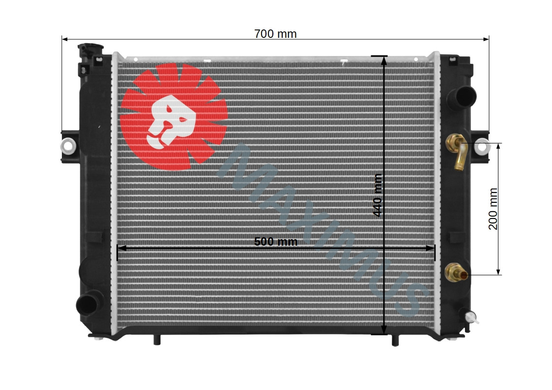 KOMATSU FG18MF037 - Radiateur voor Heftruck: afbeelding 2 KOMATSU FG18MF037 - Radiateur voor Heftruck: afbeelding 2