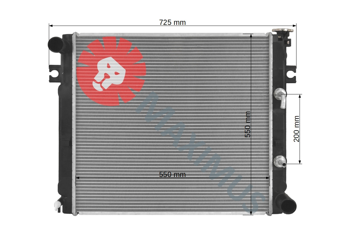 KOMATSU WÓZEK WIDŁOWY - Radiateur voor Heftruck: afbeelding 2 KOMATSU WÓZEK WIDŁOWY - Radiateur voor Heftruck: afbeelding 2