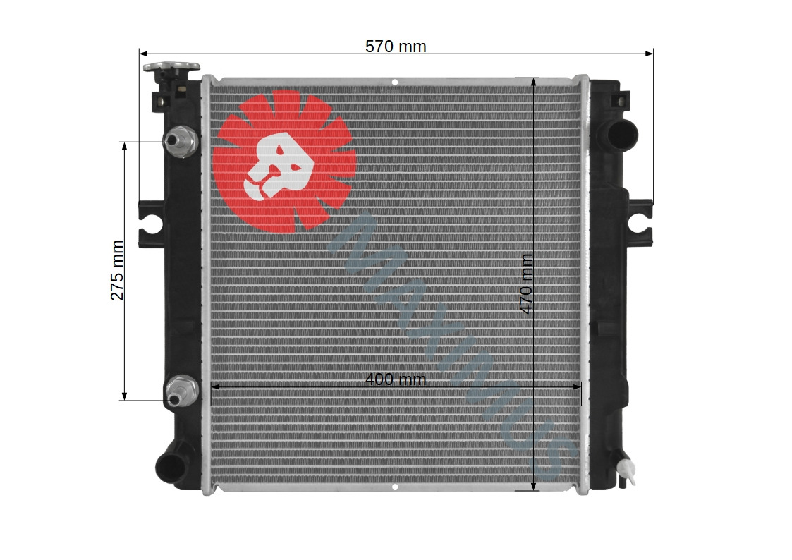 MITSUBISHI FORKLIFT WÓZEK WIDŁWY - Radiateur voor Heftruck: afbeelding 2 MITSUBISHI FORKLIFT WÓZEK WIDŁWY - Radiateur voor Heftruck: afbeelding 2