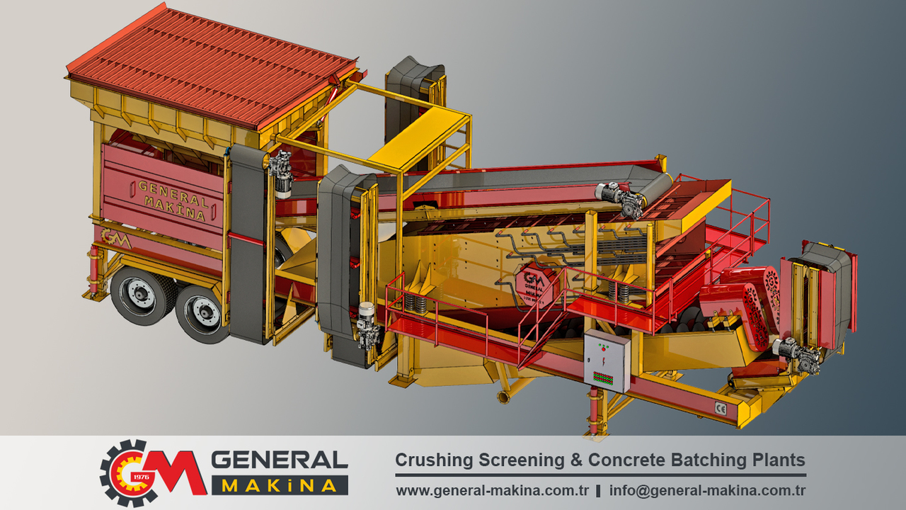 Nieuw Zeefinstallatie General Makina 1240 Mobile Screening and Washing Plant: afbeelding 10