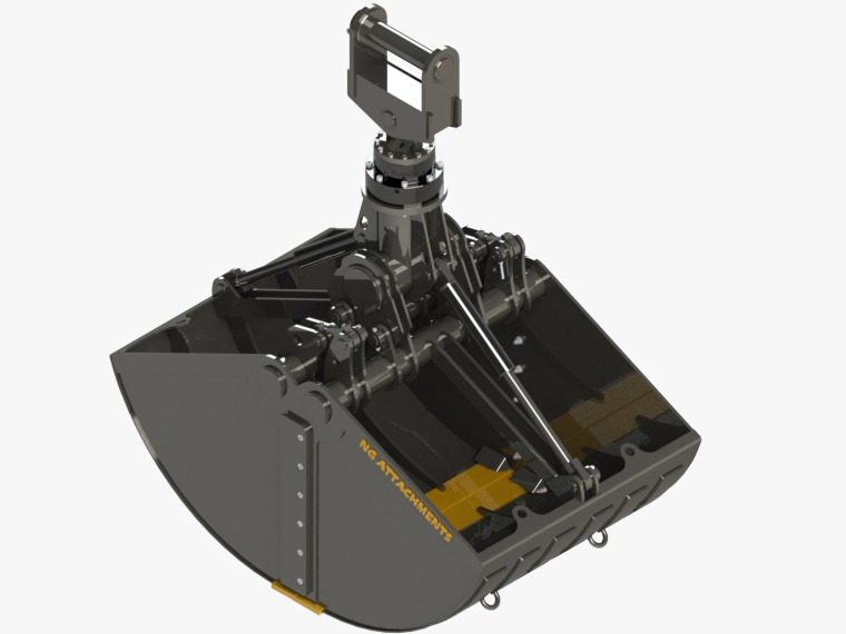 HEAVY DUTY ROTATING CLAMSHELL BUCKET - NG ATTACHMENTS - Bak voor Graafmachine: afbeelding 4 HEAVY DUTY ROTATING CLAMSHELL BUCKET - NG ATTACHMENTS - Bak voor Graafmachine: afbeelding 4