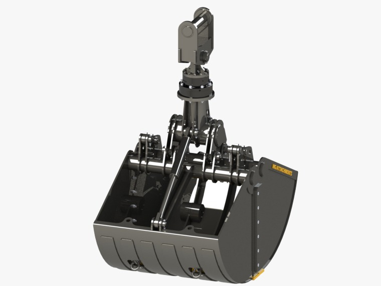 HEAVY DUTY ROTATING CLAMSHELL BUCKET - NG ATTACHMENTS - Bak voor Graafmachine: afbeelding 3 HEAVY DUTY ROTATING CLAMSHELL BUCKET - NG ATTACHMENTS - Bak voor Graafmachine: afbeelding 3