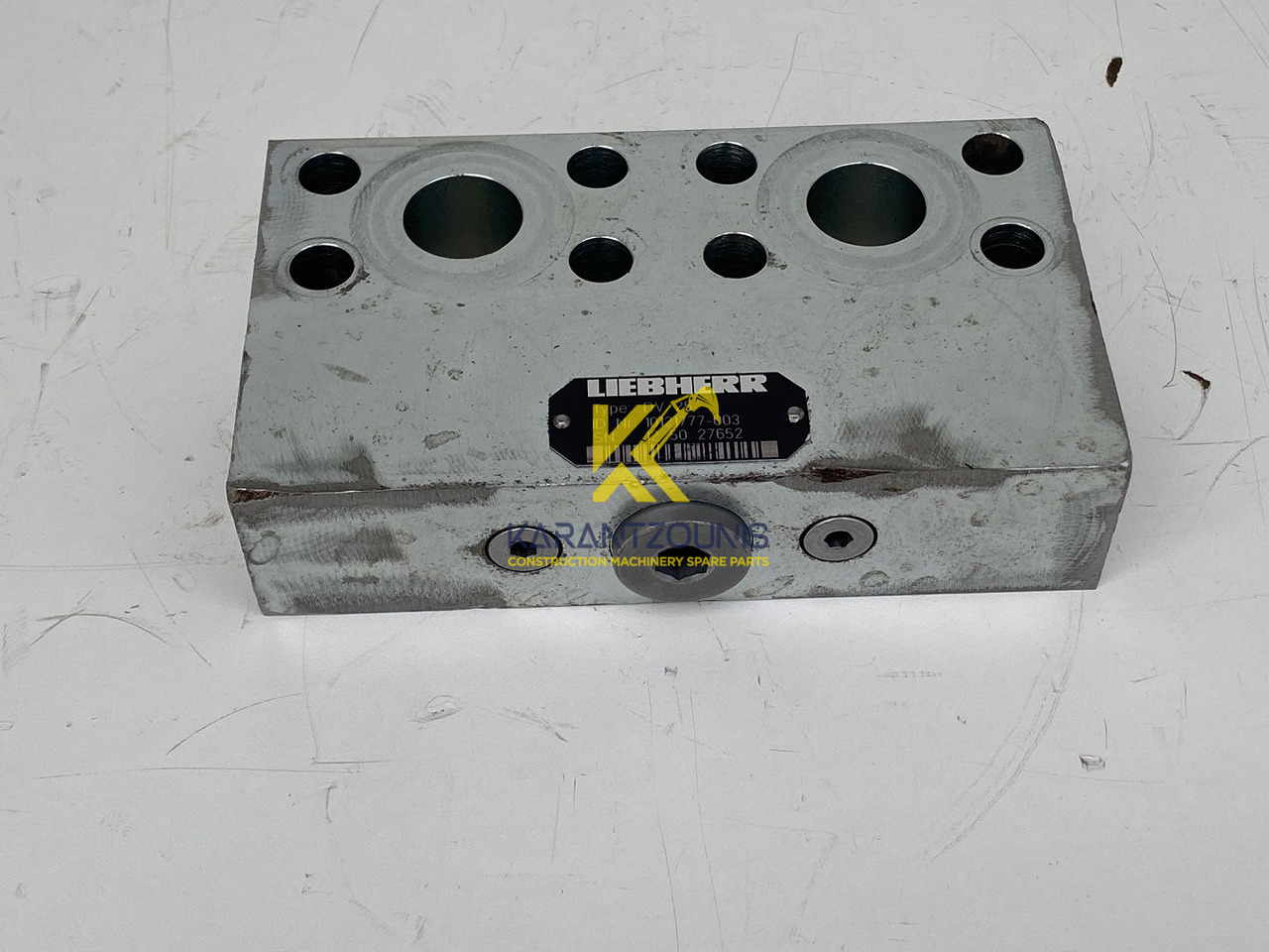 Liebherr Dämpfungsventil ID-Nr.10121777. P924 COMP, P926, R926, R916, R922, R924 COMP, R924, R926 COMP, R926, R930, R936, R946, R950 T, R960 T. #DÄ27652# - Zwenkmotor voor Graafmachine: afbeelding 1 Liebherr Dämpfungsventil ID-Nr.10121777. P924 COMP, P926, R926, R916, R922, R924 COMP, R924, R926 COMP, R926, R930, R936, R946, R950 T, R960 T. #DÄ27652# - Zwenkmotor voor Graafmachine: afbeelding 1