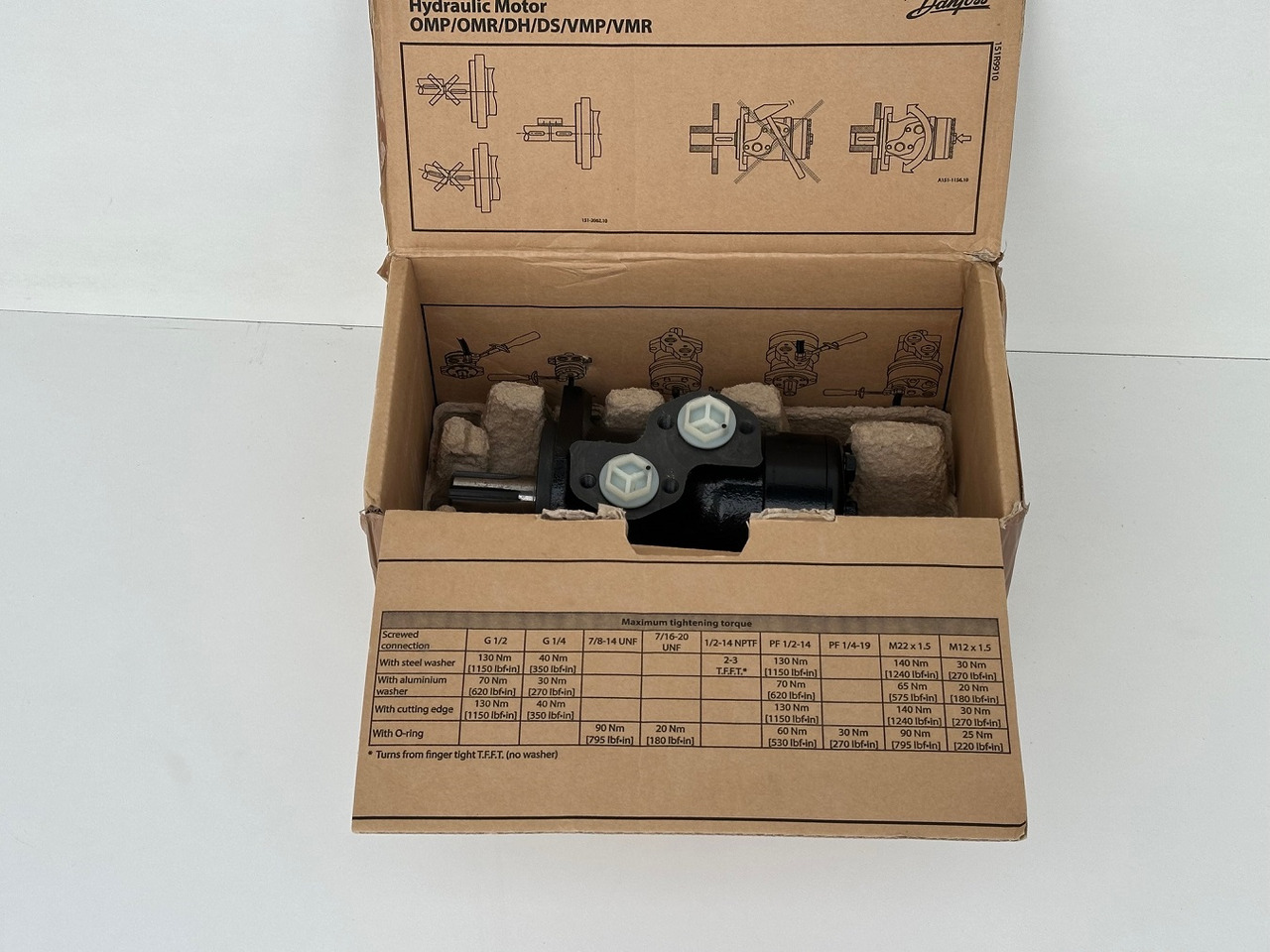 Hydromotor voor Bouwmachine Liebherr Konstantmotor ID-Nr.12241493 -  Sauer Danfoss Konstantmotor Typ:OMP X 200.A904,A913,A914,A916,A918,A920,A922,A924,A934,A944,A954,LH40,LH50,LH60,LH80,LH18,LH22,LH24,LH26,LH30,LH35. #12241493#: afbeelding 11