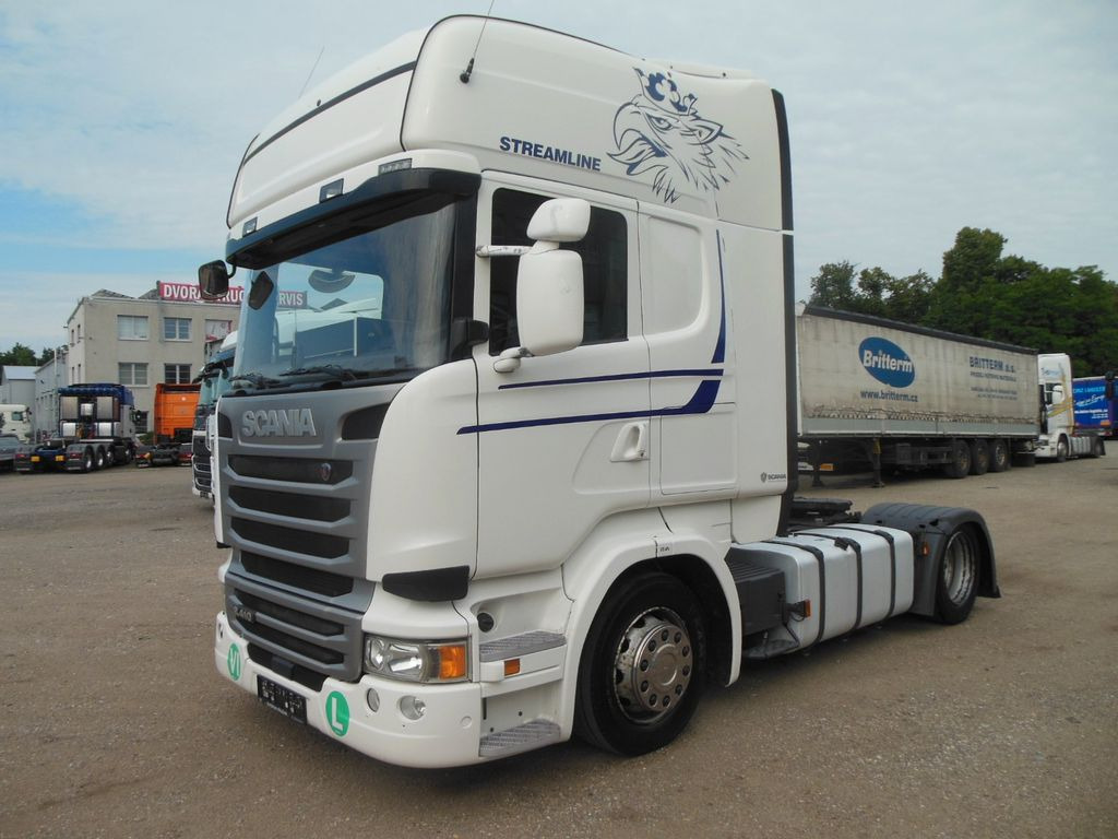 Scania R410, LOWDECK, RETARDER, TOP STAND Scania R410, LOWDECK, RETARDER, TOP STAND - Trekker: afbeelding 1 Scania R410, LOWDECK, RETARDER, TOP STAND Scania R410, LOWDECK, RETARDER, TOP STAND - Trekker: afbeelding 1
