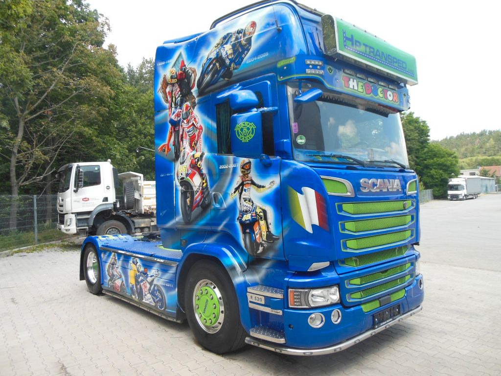 Scania R520, V8, ROSSI, LEDER, TOP!!! - Trekker: afbeelding 2 Scania R520, V8, ROSSI, LEDER, TOP!!! - Trekker: afbeelding 2
