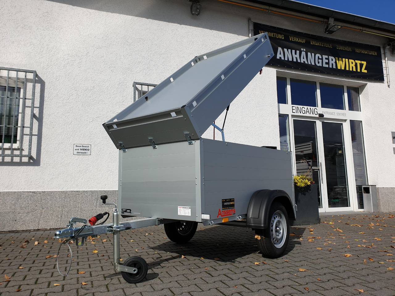 ALUBOXX Deckelanhänger GT 500 VT1 181x101x83cm (XXS) 500kg Best Deal Aktion - Gesloten aanhangwagen: afbeelding 1 ALUBOXX Deckelanhänger GT 500 VT1 181x101x83cm (XXS) 500kg Best Deal Aktion - Gesloten aanhangwagen: afbeelding 1